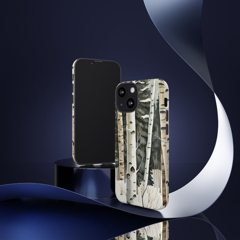 Winter Aspen Trunks - Impact Resistant Phone Case